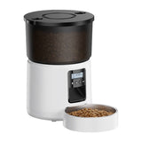 Rojeco 3L automatiske foderdispenser knapversion (hvid)