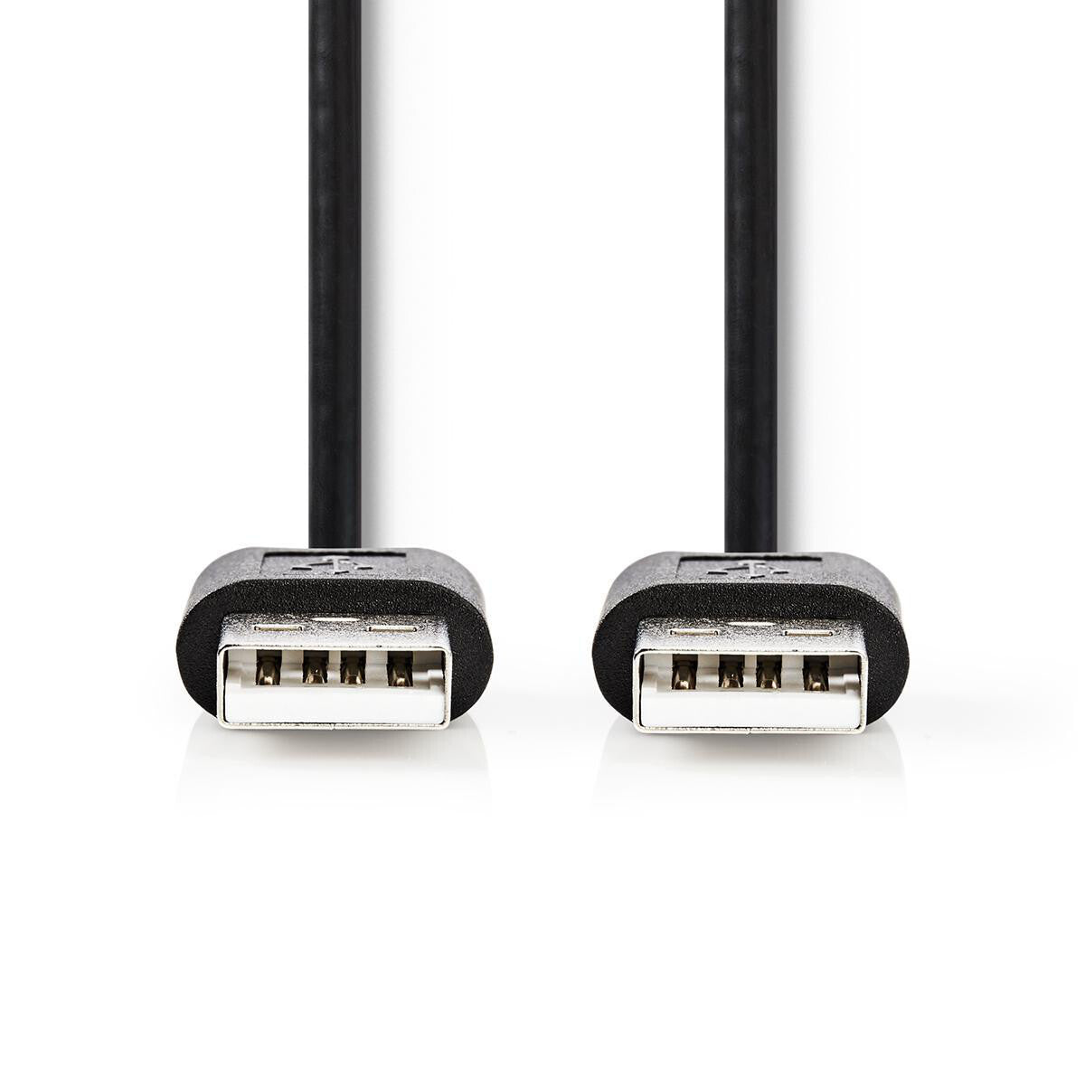 Nedis CCGT60000BK30 USB-kabel USB 2.0 3 m USB A 0,48 Gbit/sek. Sort