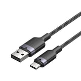 USB 2.0 A til USB-C 3A kabel Vention CTNBF 1 M (sort)