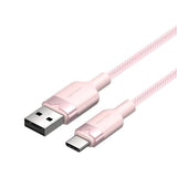USB 2.0 A til USB-C 3A Vention CTNPF 1M kabel (rosa)