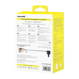 Baseus Enjoyment Max biloplader med USB-C + USB-C-kabler og USB-A + USB-C-porte 90W sort