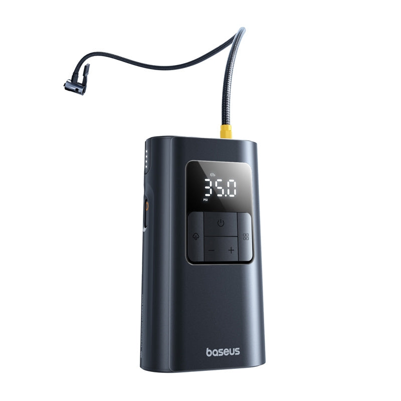 Baseus PrimeTrip VA1 2-i-1-pumpe med lommelygte sort