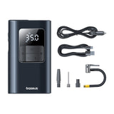 Baseus PrimeTrip VA1 2-i-1-pumpe med lommelygte sort