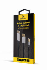 Gembird A-HDMIM-DPM-01 videokabel adapter 2 m HDMI Type A (Standard) DisplayPort Sort