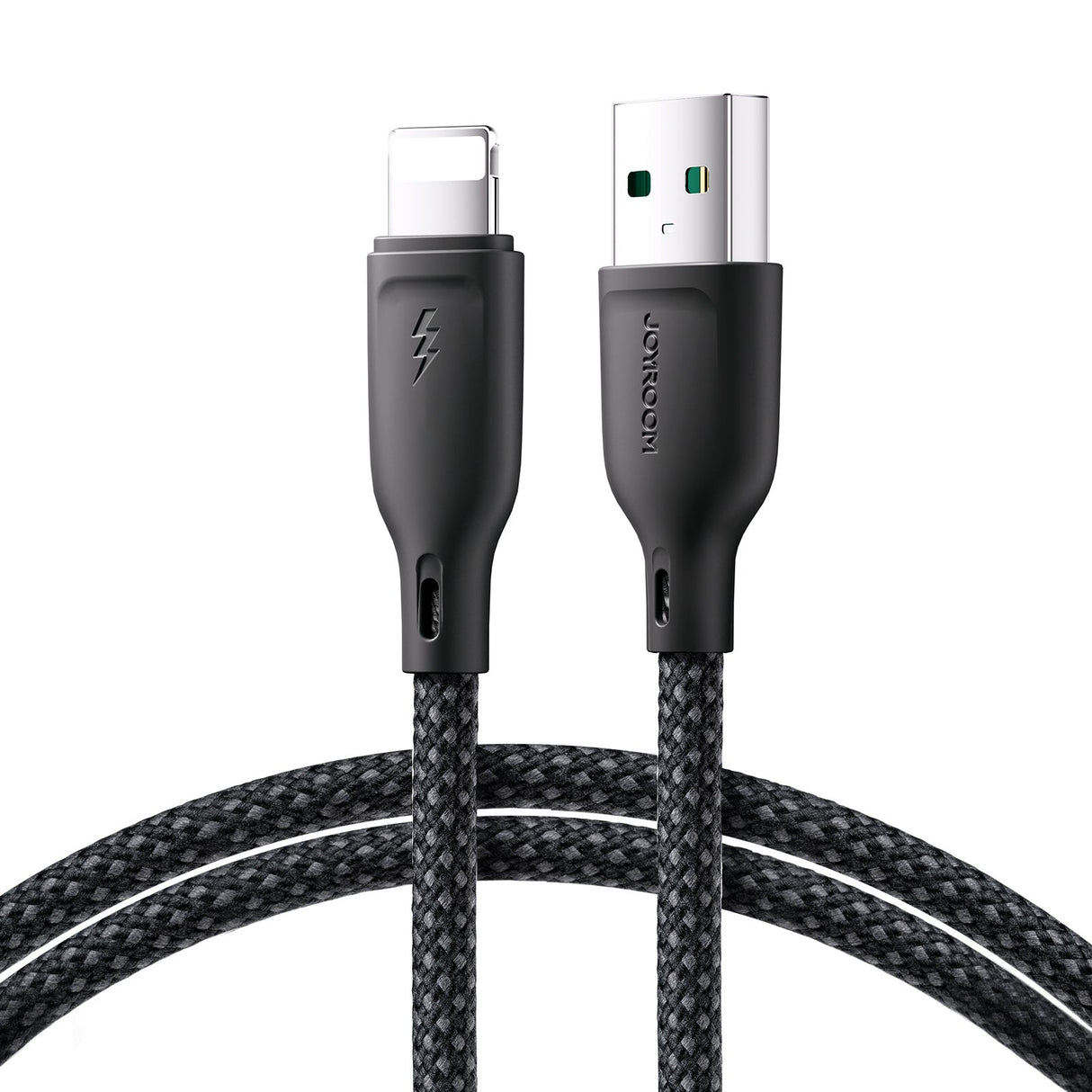 JOYROOM 6941237110527 Lightning kabel 1 m Sort