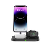 Tech Protect Qi15 W A22 3 I 1 Magnetisk Magsafe Trådløs Oplader Sort