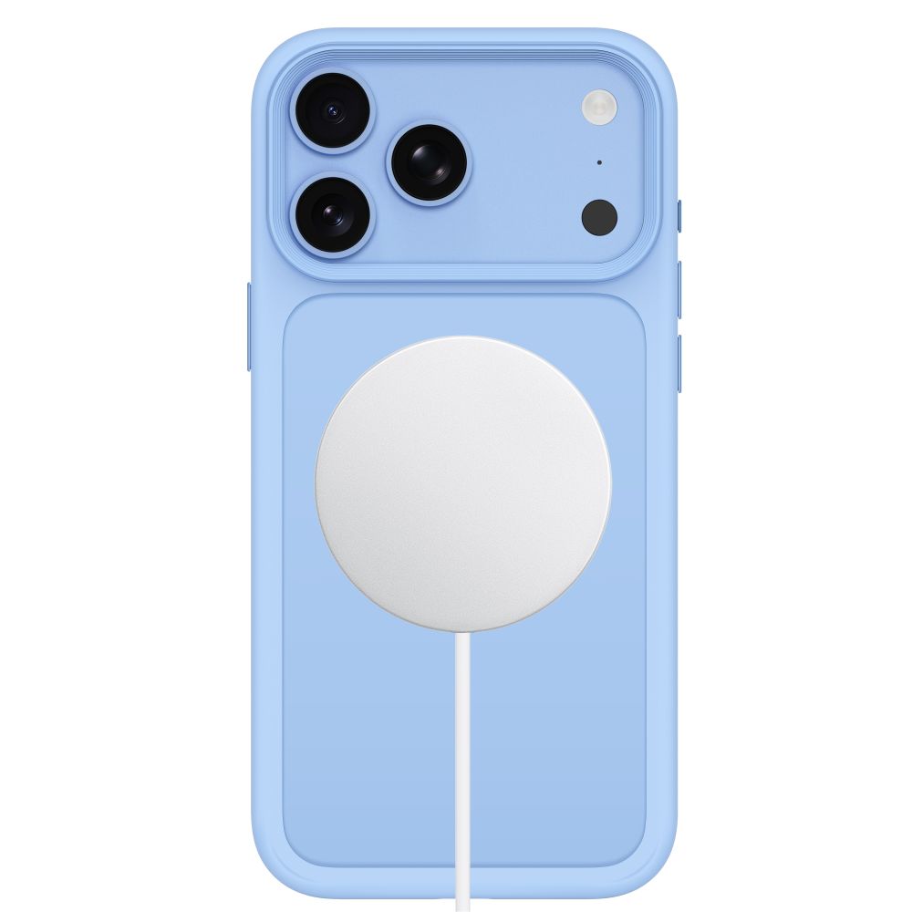 Tech Protect Magmat Magsafe Cc Iphone 17 Pro / 18 Pro Mat Lysblå
