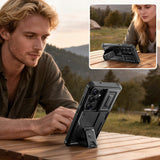 Tech Protect Kevlar Cam+ 2 Sæt Galaxy S26 Ultra Sort