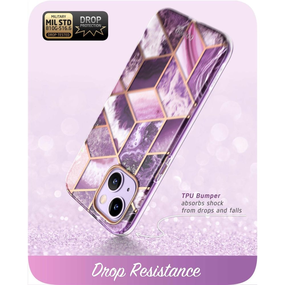 Supcase Cosmo Iphone 14 Plus / 15 Plus Marmorlilla