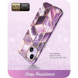 Supcase Cosmo Iphone 14 Plus / 15 Plus Marmorlilla
