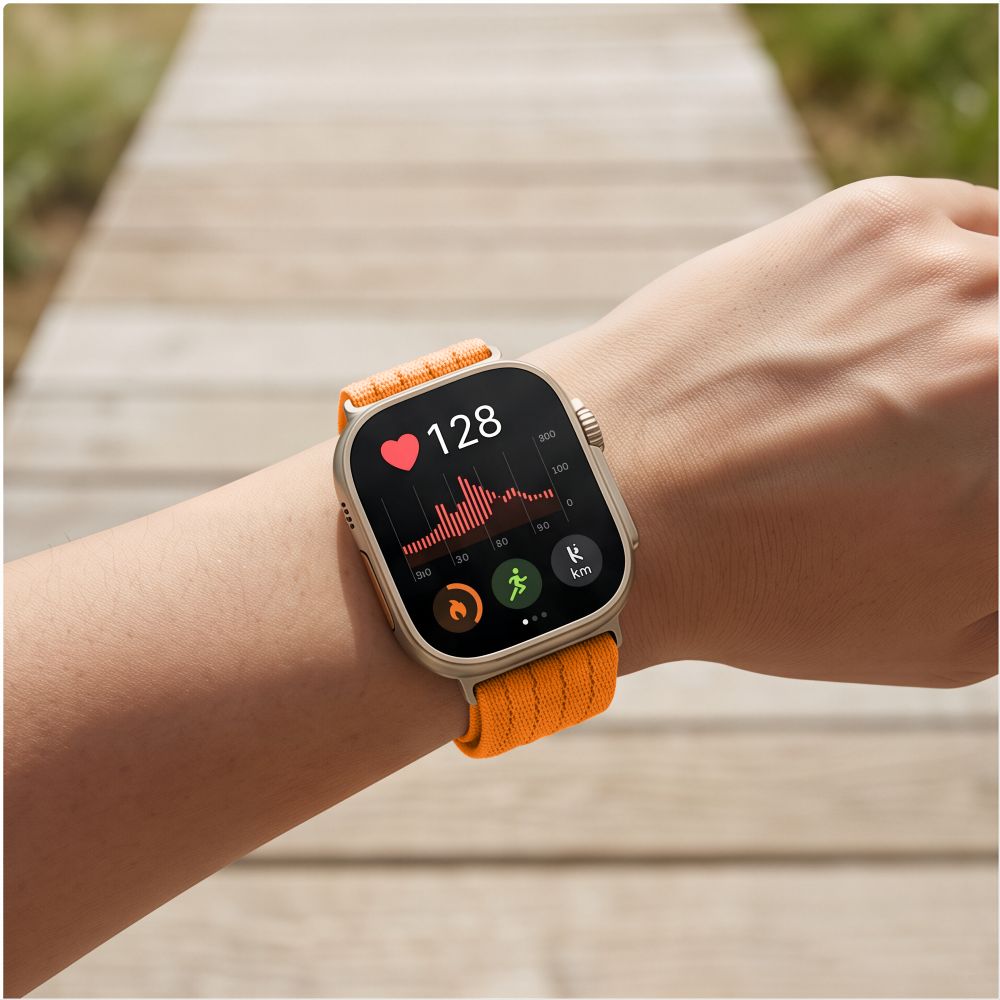 Tech Protect Nylon Sport Huawei Watch Fit 3 / 4 / 4 Pro / 5 / 5 Pro Orange