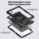 Tech Protect Solid 2 Sæt Lenovo Idea Tab / K11 Gen 2 11.0 Tb 336 Sort