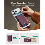 Esr Classic Rfid Magnetisk Tegnebagstand Magsafe Dyb Burgundy