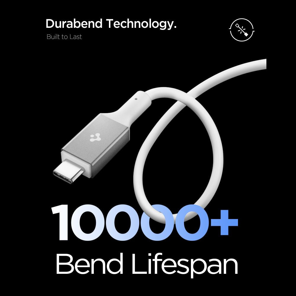 Spigen Eb24012 Cc Essential Usb C Kabel 240 W 120 Cm Hvid