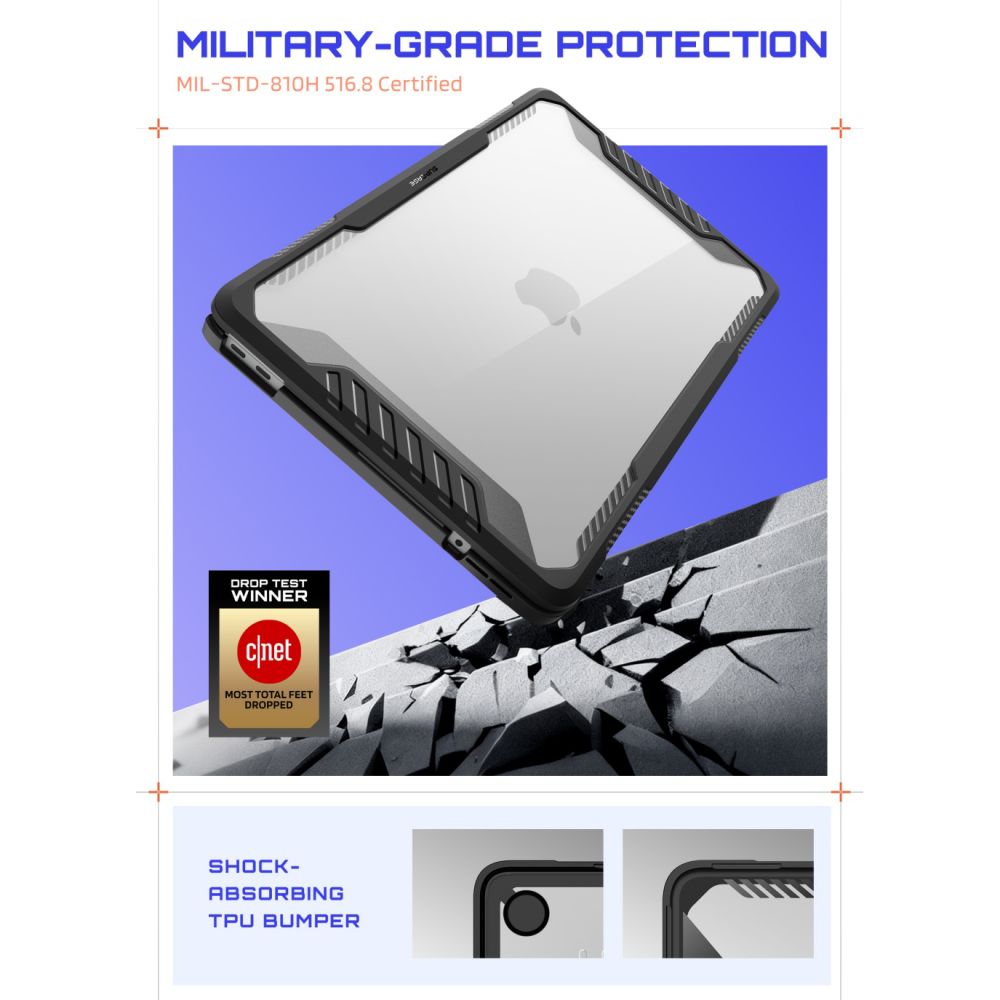 Supcase Unicorn Beetle Pro Macbook Neo 13 2026 Sort/Klar
