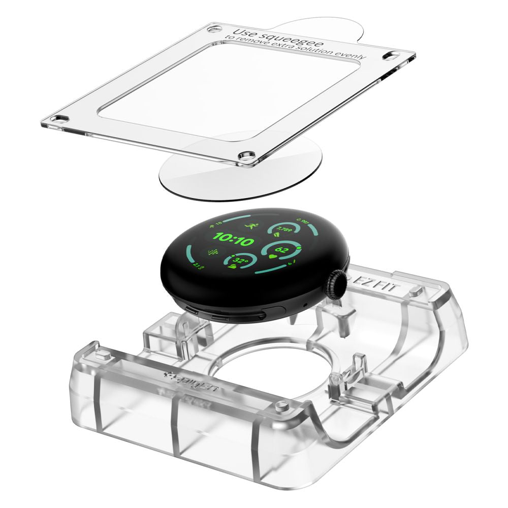 Hydrogelfilm Spigen Elite Shield ”Ez Fit” 2 Pak Google Pixel Watch 3 / 4 / 5 (45 Mm) Klar