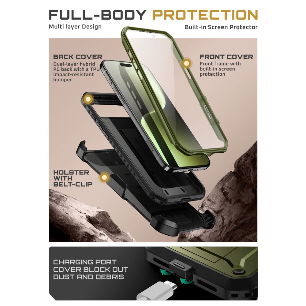 Supcase Unicorn Beetle Pro Iphone Air Guldan