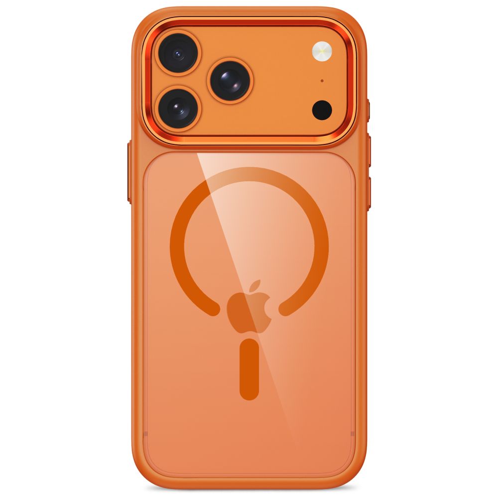 Tech Protect Magmat Magsafe Cc Iphone 17 Pro / 18 Pro Cosmic Orange/Clear