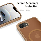 Tech Protect Basicmag Magsafe Iphone 16 E / 17 E Matbrun