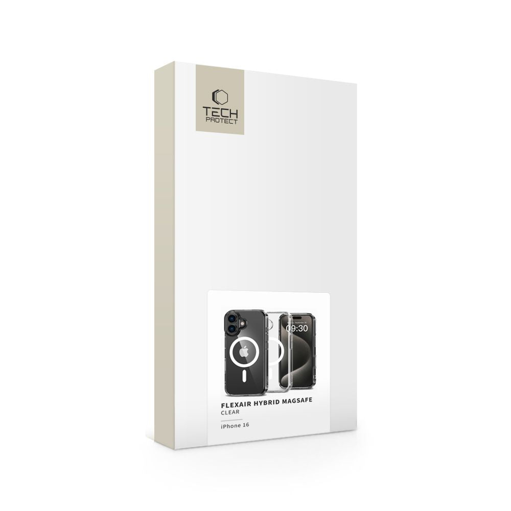 Tech Protect Flexair Hybrid Magsafe Iphone 16 Clear
