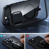 Esr Classic Hybrid Halolock Magsafe & Hærdet Glas Til Iphone 16 Pro Max, Klar/Sort