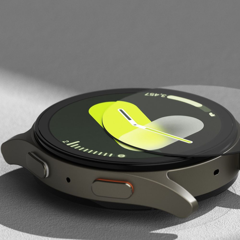 Ringke Slim & Hærdet Glas Galaxy Watch 7 (44 Mm) Titanium Sort