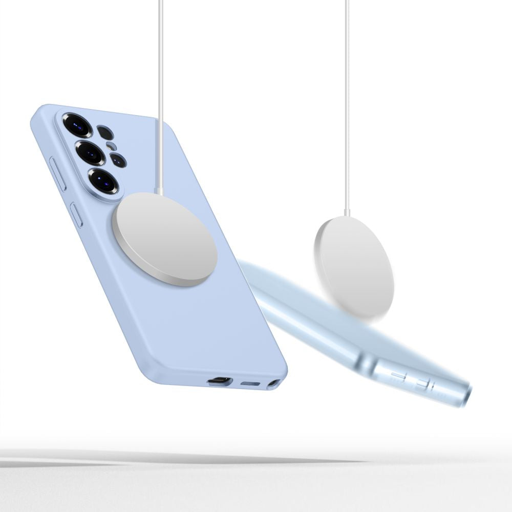 Tech Protect Silikone Magsafe Galaxy S26 Ultra Himmelblå
