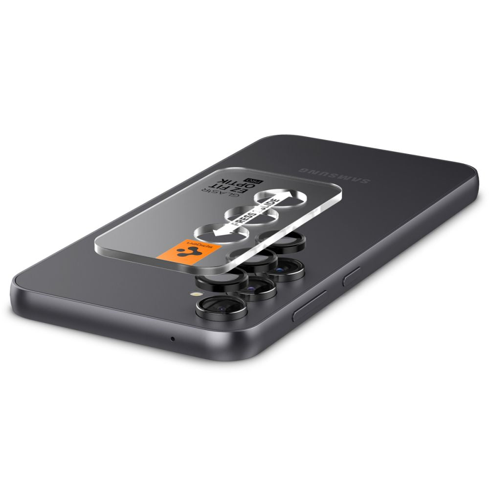 Kamera Beskyttelse Spigen Optik.Tr ”Ez Fit” Camera Protector 2 Pack Galaxy S23 Fe Sort