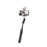 Tech Protect L05 S Bluetooth Selfie Stick Stativ & Led Lys Sort