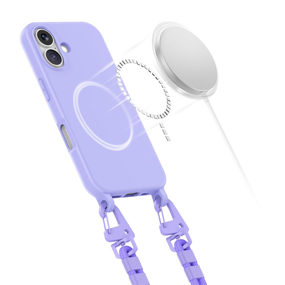 Tech Protect Magnæske Magsafe Iphone 16 Lavendel