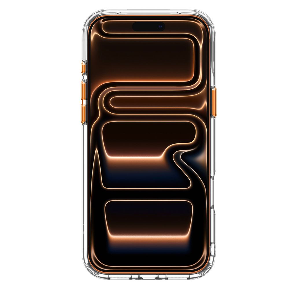 Spigen Ultra Hybrid Optik S Magsafe Iphone 17 Pro / 18 Pro Klar/Orange