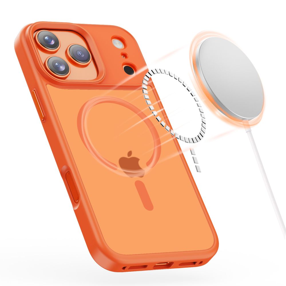 Tech Protect Magmat Magsafe Iphone 17 Pro Mat Cosmic Orange