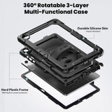 Tech Protect Solid 2 Sæt Galaxy Tab A9+ / A11+ Plus 11.0 X210 / X215 / X216 / X230 / X235 / X236 Sort
