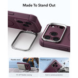 Esr Cyber Tough Støtte Magsafe Iphone 17 Pro / 18 Pro Dyb Burgundy