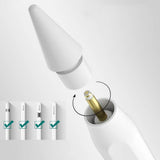 Tech Protect Stylus Spidser Med 4 Stk. Apple Blyanter, Hvide