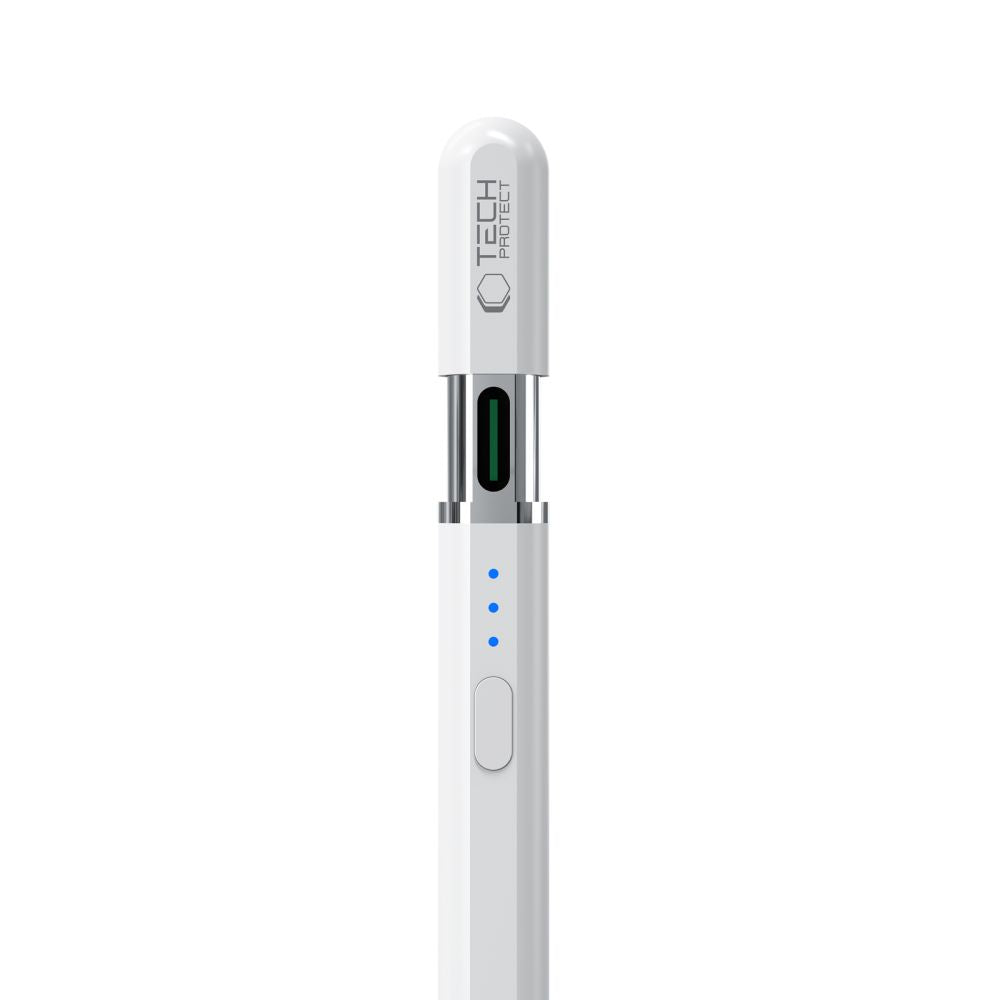 Tech Protect Digital Magnetisk Stylus Pen ”3” Ipad Hvid