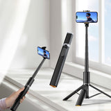 Tech Protect L08 S Bluetooth Selfie Stick Stativ Sort
