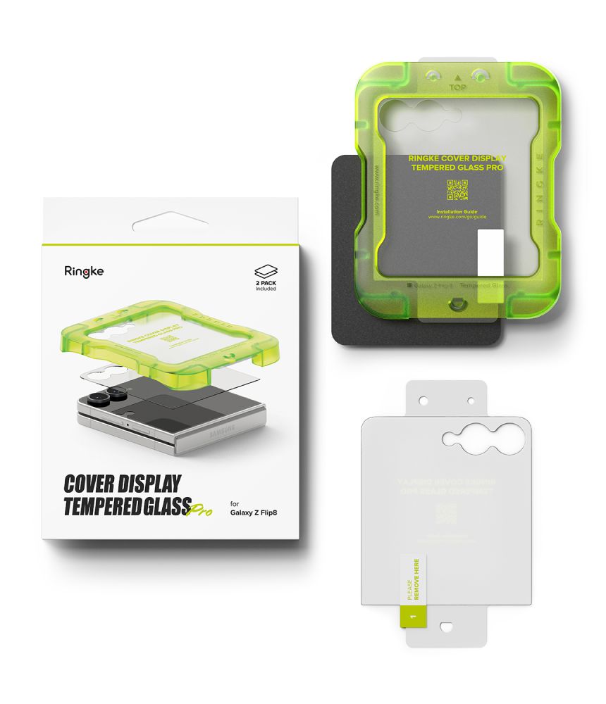 Hærdet Glas Ringke Cover Display Pro 2 Pack Galaxy Z Flip 8 Clear