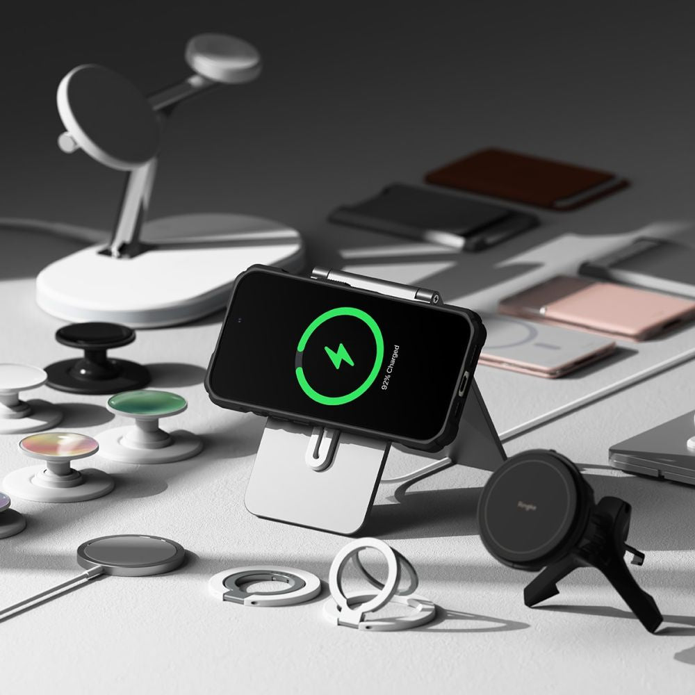 Ringke Rugged Gear Magnetisk Magsafe Iphone 16 Pro Sort
