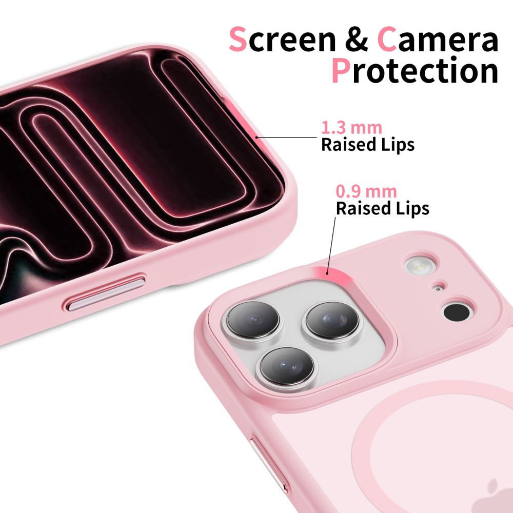 Tech Protect Magmat Magsafe Iphone 17 Pro Max Mat Pink