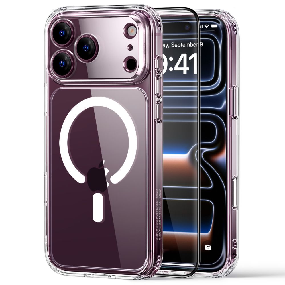 Esr Classic Hybrid Magsafe & Hærdet Glas Til Iphone 17 Pro Max / 18 Pro Max Klar