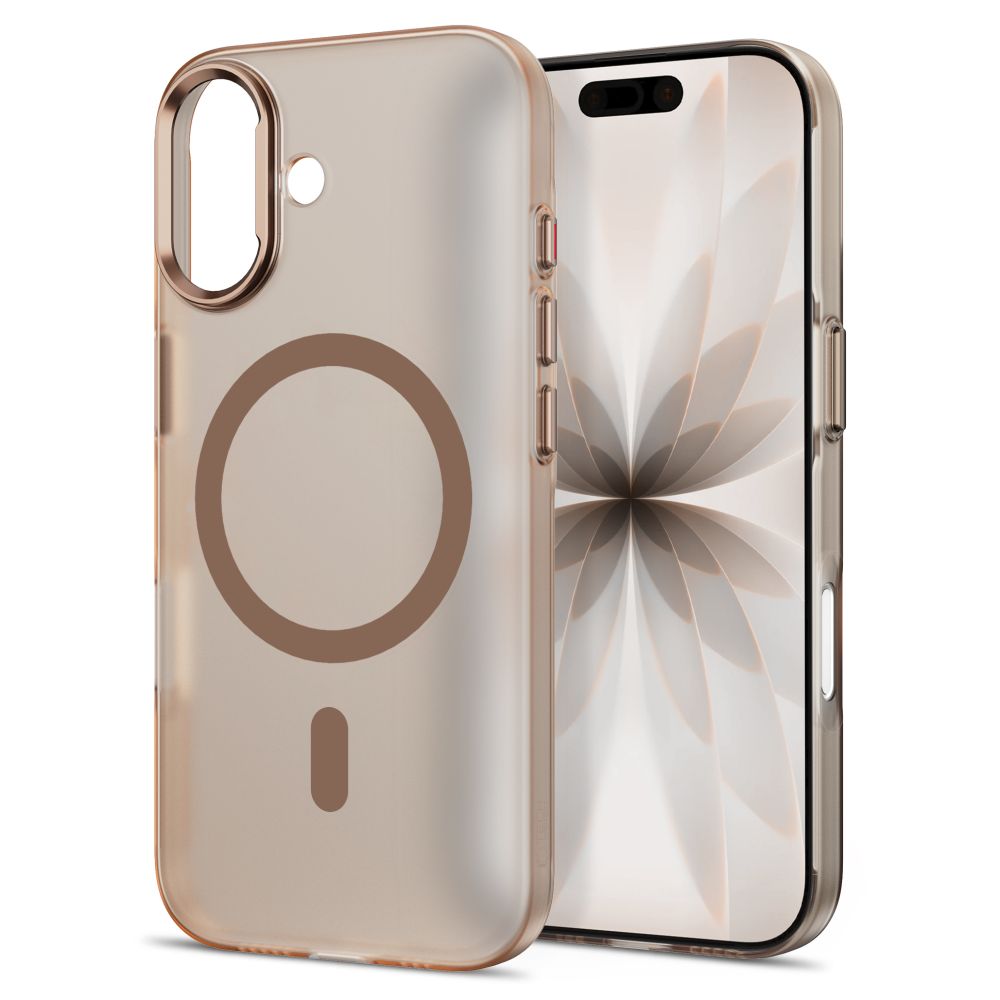 Tech Protect Magzero Magsafe Iphone 17 Mat ørkengold