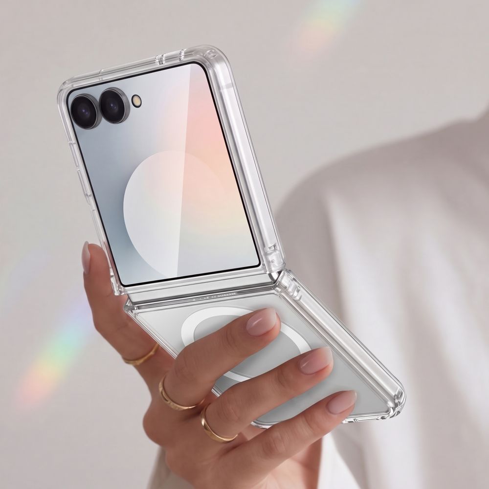 Tech Protect Flexair Hybrid Magsafe Galaxy Z Flip 8 Clear