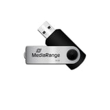MediaRange MR910 USB-nøgle 16 GB USB Type-A / Micro-USB 2.0 Sort, Sølv