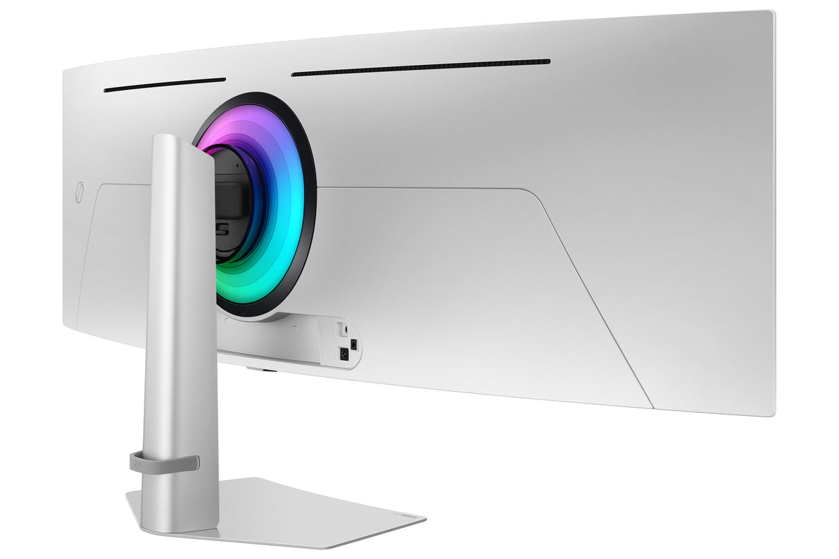 Samsung G93SD computerskærm 124,5 cm (49") 5120 x 1440 pixel Dual QHD OLED Sølv
