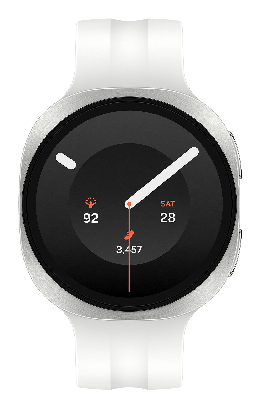 Samsung Galaxy Watch9 3,3 cm (1.3") AMOLED 40 mm Digital 438 x 438 pixel Berøringsskærm Sølv Wi-Fi GPS (satellit)