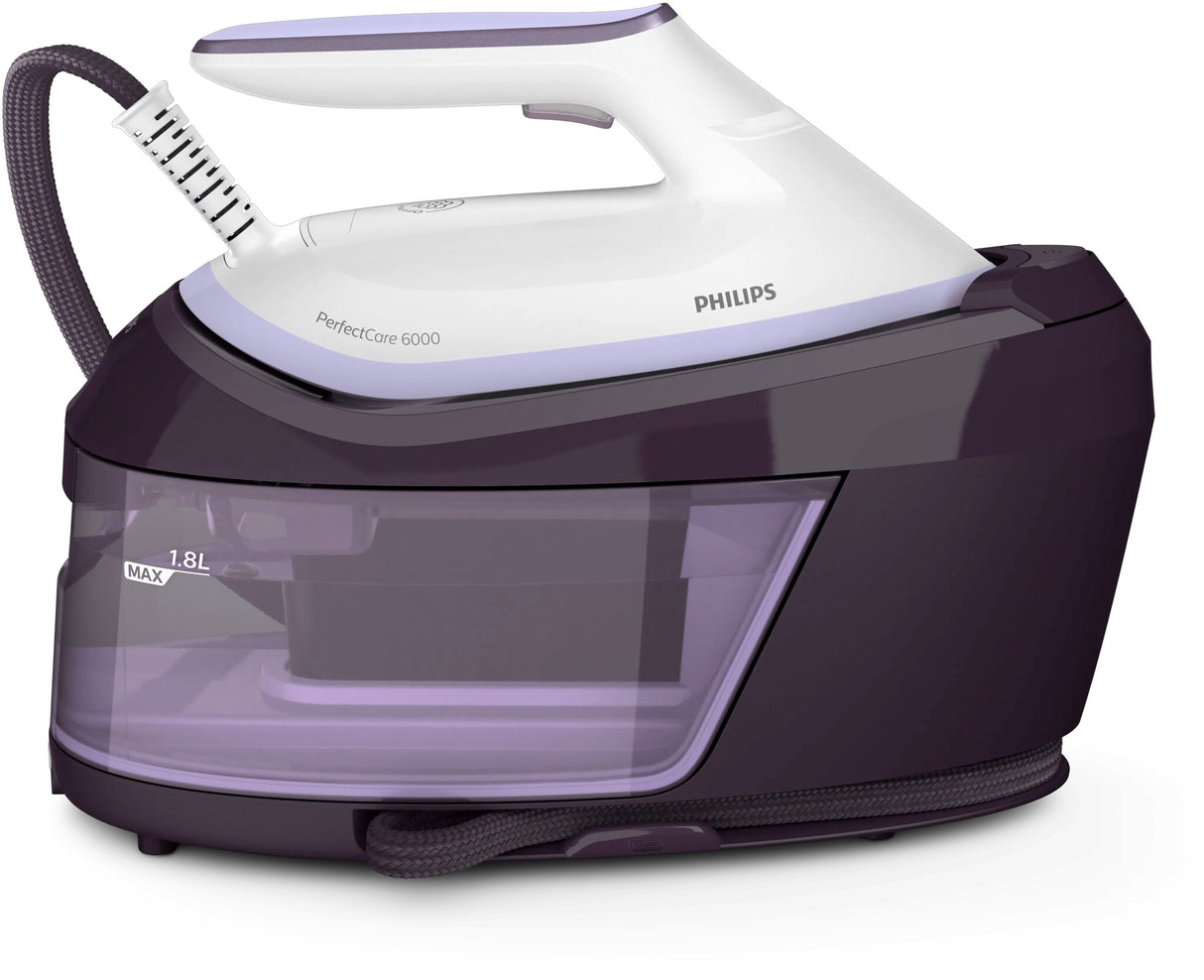 Philips PSG6024/30 Dampstrygning station 2400 W 1,8 L SteamGlide Plus strygesål Lilla