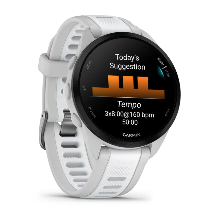 Garmin Forerunner 165 3,05 cm (1.2") AMOLED 43 mm Digital 390 x 390 pixel Berøringsskærm Grå GPS (satellit)
