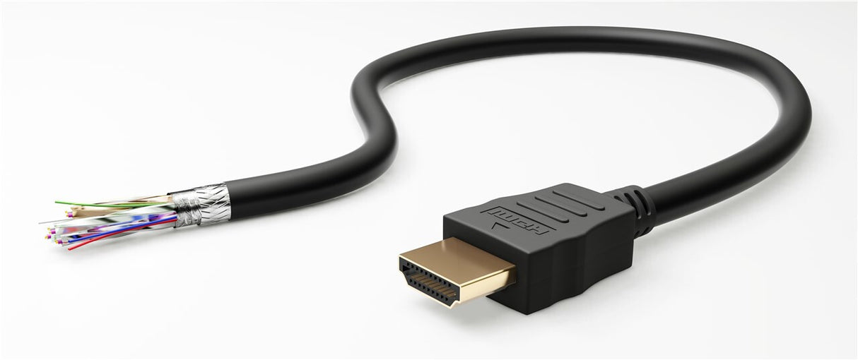 HL HL0410840 HDMI-kabel 2 m HDMI Type A (Standard) Sort