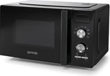 Gorenje MO20A3BH Sort Kombination mikroovn Bordplade 20 L 800 W